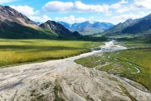 The Hulahula River in the Arctic National Wildlife Refuge.
