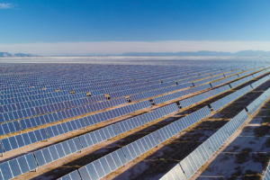 Mexico's Villanueva solar plant, the largest solar farm in the Americas. 