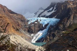 The Piedras Blancas glacier in Patagonia in Santa Cruz province, Argentina.