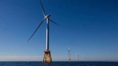 Block Island Wind Farm off the Rhode Island coast began operating in December 2016.
  