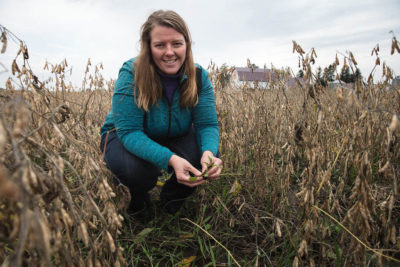Agronomist Sarah Carlson, of Practical Farmers of Iowa, which advocates for small grains. 