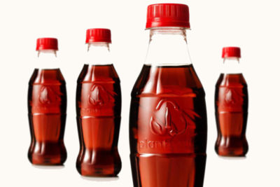 Coca-Cola's new PlantBottle is made from 30 percent sugar cane and other plants, with the rest made from traditional oil-based plastic.