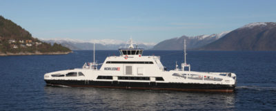The MS Ampere is one of Norway's two fully electric ferries. The country plans to launch another 60 by 2021.