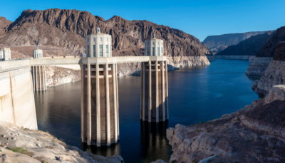 Water levels in Lake Mead at the Hoover Dam in Nevada have hit an all-time low. If levels continue to fall, Phoenix and other places south of the dam would get no Colorado River water.