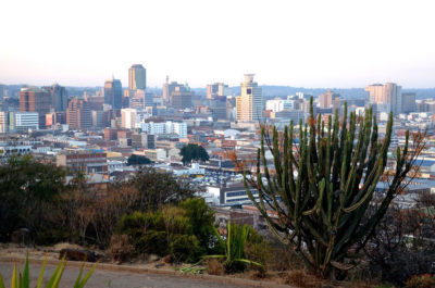 Downtown Harare, Zimbabwe's capital city.