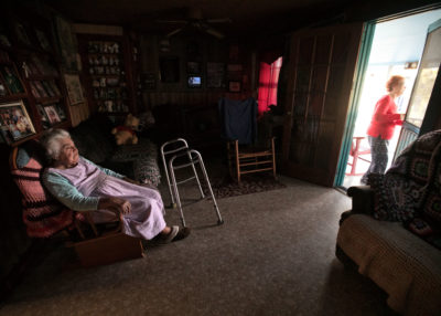 Denecia Billiot, 93, knows that her time in the house where she and her husband, Wenceslaus, raised their seven children is limited.
