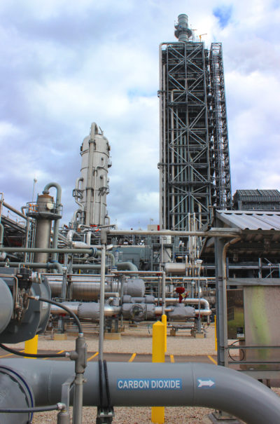 The Petra Nova facility in Texas will capture more than 1 million tons of CO2 annually.