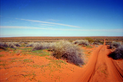 The Simpson Desert in the Australian Outback.