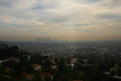 Smog over downtown Los Angeles, which is among the top five worst U.S. cities for air pollution.