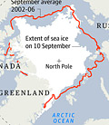 Arctic Sea Ice Extent 2011