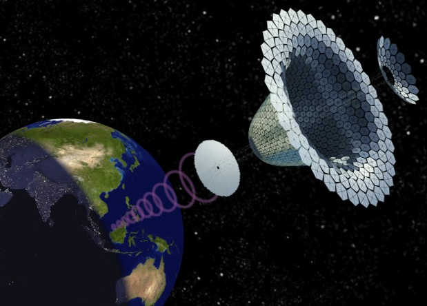 Space solar satellite concept