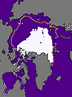 Arctic Sea Ice Extent, Aug. 27