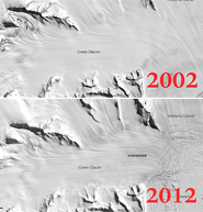 Green Glacier Changes 2002 2012
