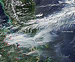 Satellite Smoke Engulfs Singapore