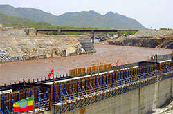 Grand Ethiopian Renaissance Dam construction