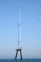 Cape Wind meteorological tower Nantucket Sound