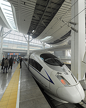 China high speed rail Beijing