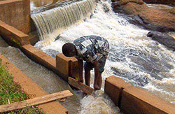 Micro-hydro project in Kenya