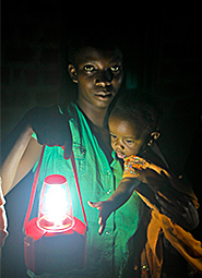 Solar Sister Woman with Child