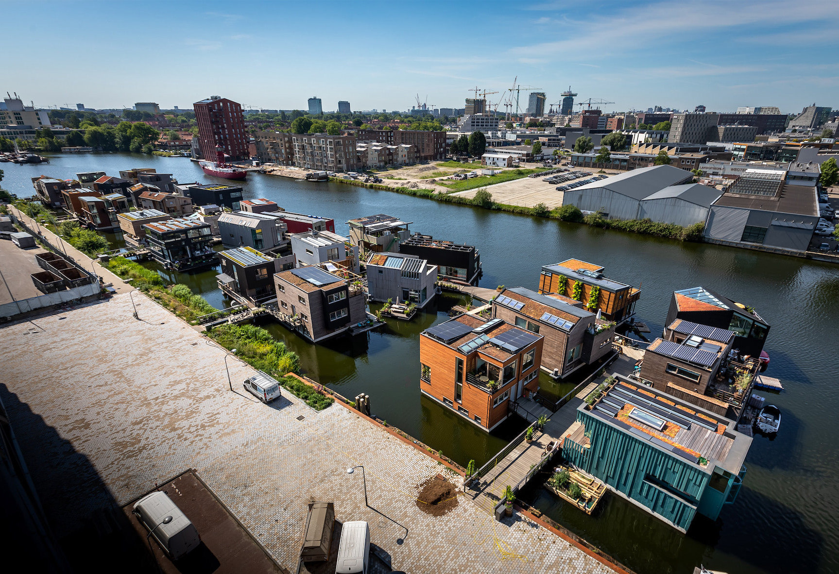 photo of Embracing a Wetter Future, the Dutch Turn to Floating Homes image