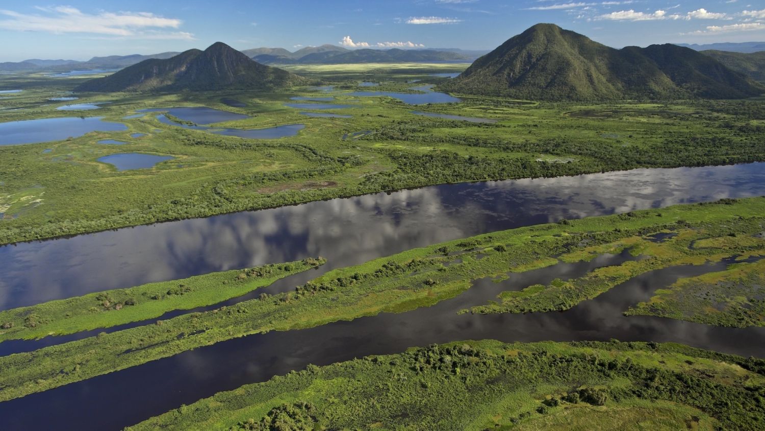The Pantanal wetlands in Brazil.
