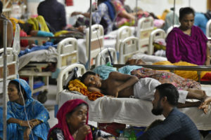 Dengue patients at a hospital in Dhaka, Bangladesh, September 9, 2023.

