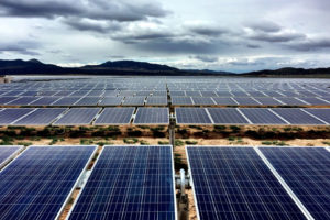 The 210-megawatt Three Cedars Solar Project in Iron County, Utah.