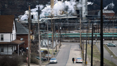 U.S. Steel's Clairton Coke Works in Clairton, Pennsylvania.