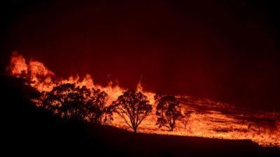 The Clear Range Fire near Canberra, Australia on February 1.