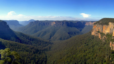 Grose Valley in Australia's Blue Mountains, part of the Great Eastern Ranges protected corridor.