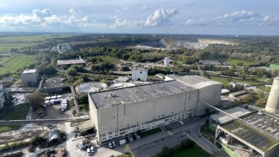 The Holcim cement plant in Lägerdorf, Germany.