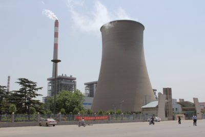 A coal-fired power plant in Henan Province, China.