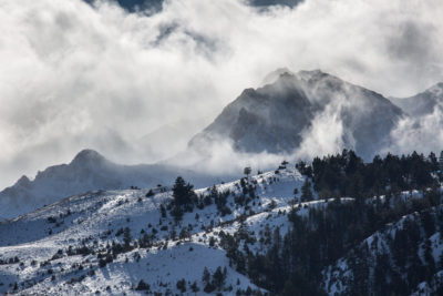Electric Peak in Yellowstone National Park. Snowfall in the Yellowstone region has declined as a result of climate change.