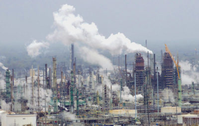 An ExxonMobil refinery in Baton Rouge, Louisiana.