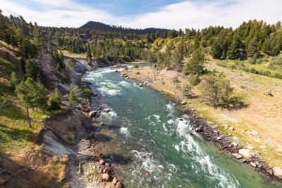 Yellowstone River. Snowpack in the Yellowstone area is melting earlier, leading to a decline in summer streamflows.