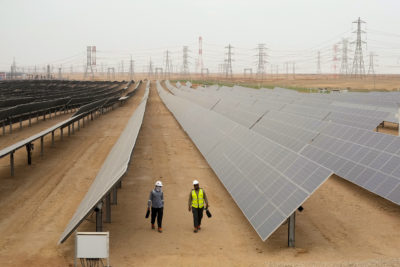 The Benban Solar Park in Aswan, Egypt.