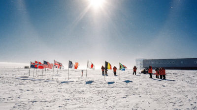 The Amundsen–Scott South Pole Station.