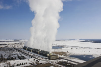 A coal-fired power plant in Becker, Minnesota.
