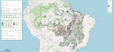 The new study analyzed land-use and deforestation maps covering 815,000 rural properties.