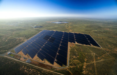 The Broken Hill solar plant in New South Wales, Australia.