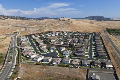 A single-family housing development in El Dorado Hills, a suburb of Sacramento, California.