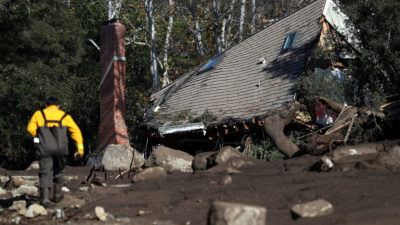 A mudslide in Montecito, California in January 2018 killed 21 people and destroyed hundreds of homes.