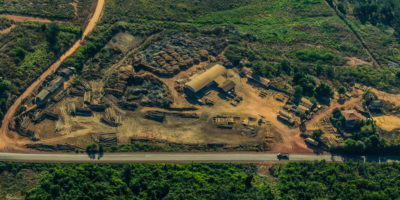 An illegal logging in the Alto Turiacu indigenous territory in Brazil’s Maranhão State in 2015. 