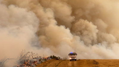 Wildfire on Kangaroo Island, Australia on January 2.