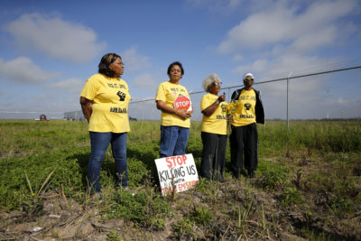Activists from Rise Saint James, who successfully fought against a proposed plastics plant in St. James Parish, Louisiana.