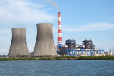 A coal power plant in Tuticorin, India.