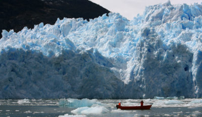 The Northern Patagonian Ice Field, located in Chile's Laguna San Rafael National Park, is expected to survive rising temperatures.
