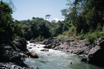 The Gualcarque River, where the Agua Zarca dam is planned. After Cáceres's murder, international funders pulled out of the project.