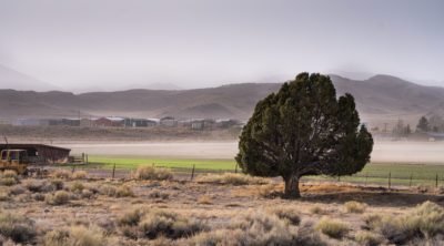 High winds kick up dust in Colorado's San Luis Valley.