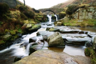 The River Dane in Britain's Peak District.